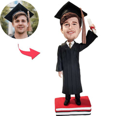 Happy Graduation Man Custom Bobbleheads