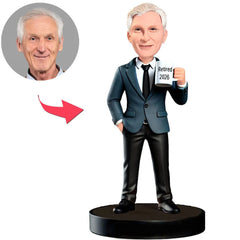 Retired 2026 Cup Business Man Custom Bobbleheads