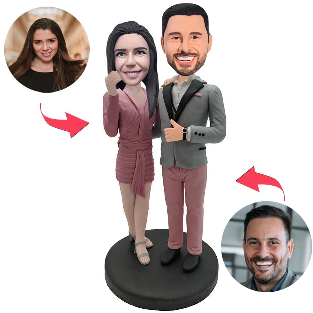 Business Couple Custom Bobblehead