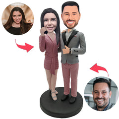 Business Couple Custom Bobblehead