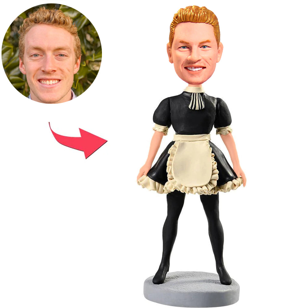 Man in Skirt Humorous Custom Bobbleheads