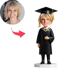 Classic Female Graduation Custom Bobbleheads
