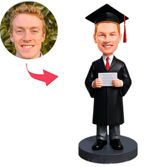 Classic Male Graduation Custom Bobbleheads