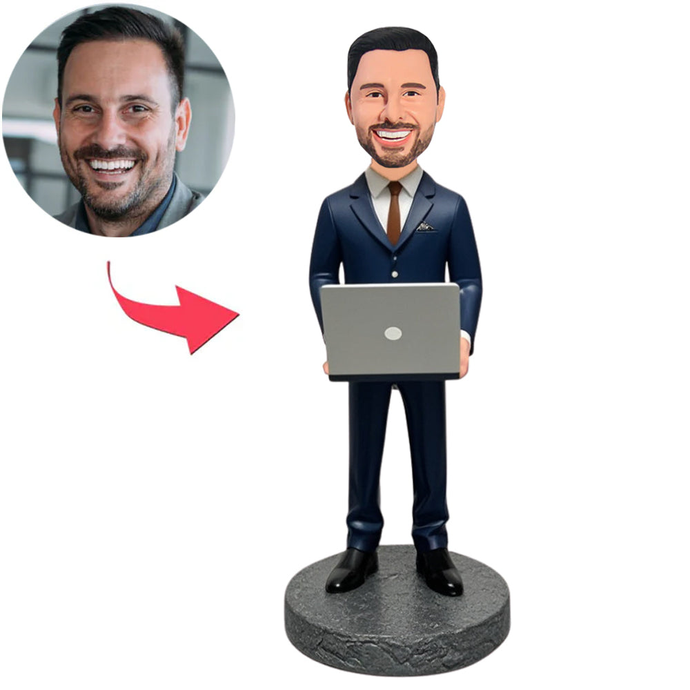 Business Man IT Engineer Custom Bobbleheads
