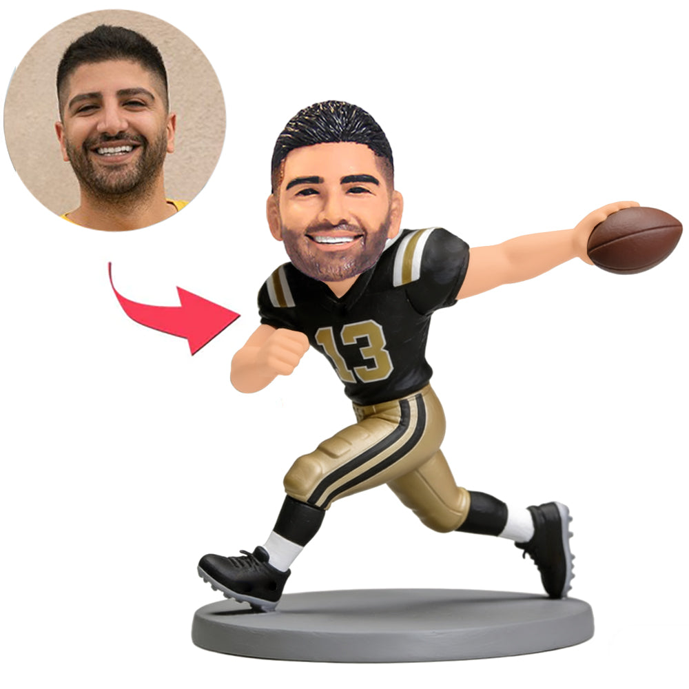 New Orleans Saints Male Football Player Custom Bobbleheads