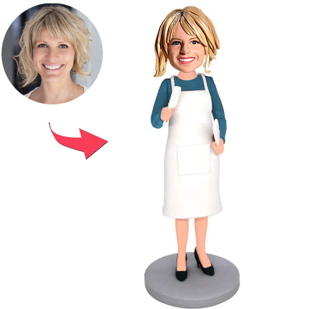 Cooking Woman Custom Bobbleheads