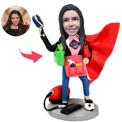 Super Mom Custom Bobbleheads