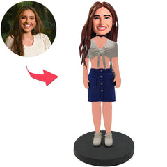 Beautiful Woman in Fashion Custom Bobbleheads