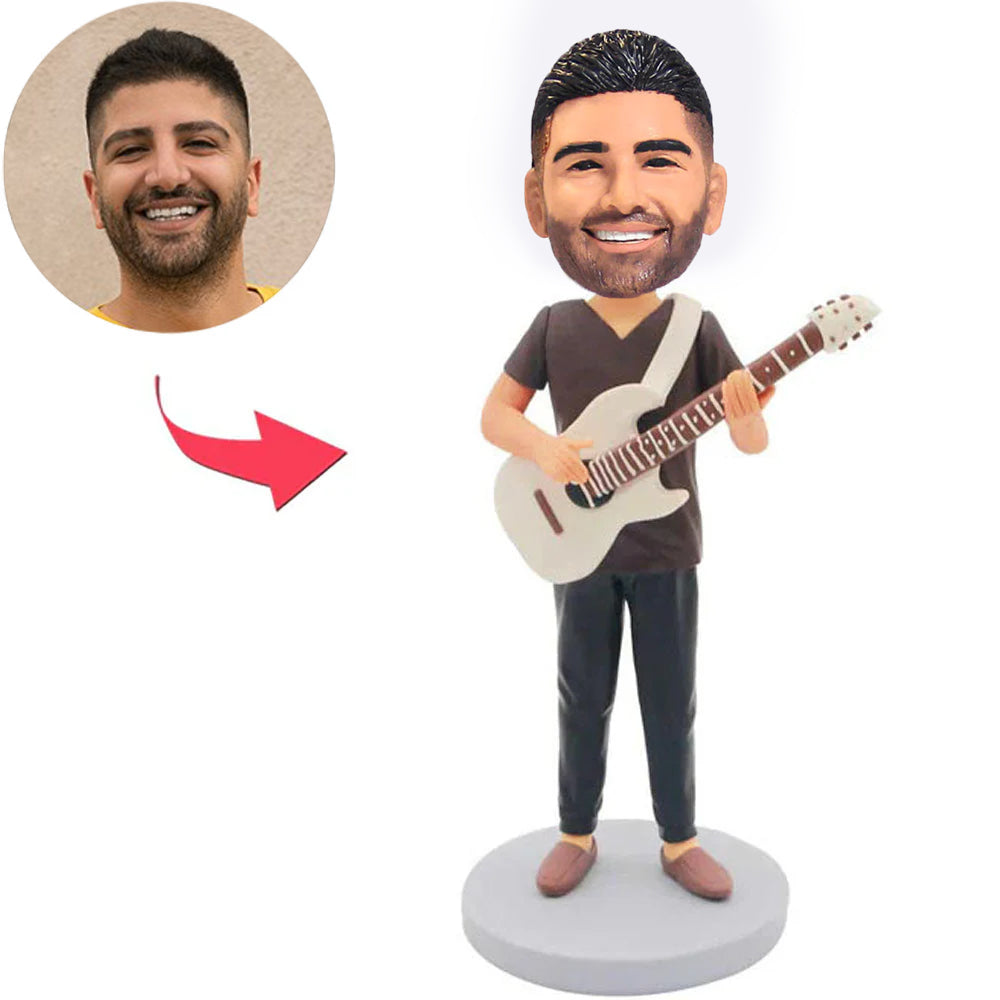 Man Playing Guitar Custom Bobbleheads