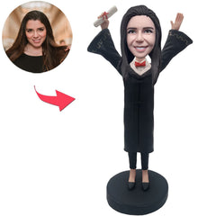 Custom Bobbleheads Graduation Girl
