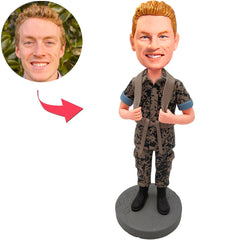 Custom Bobbleheads Officer Gifts for Him