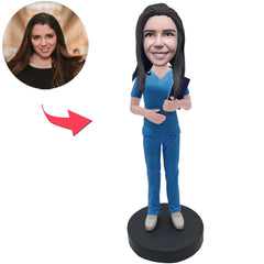 Custom Bobbleheads Female Nurse
