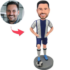 Custom Bobbleheads Cool Soccer Player