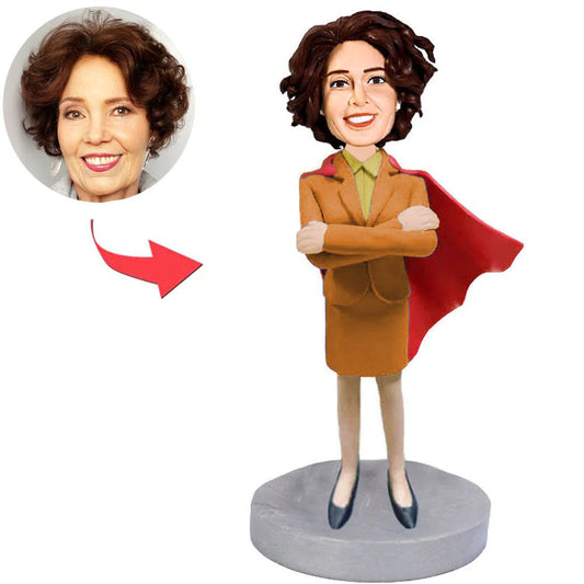Business Super Woman Custom Bobbleheads