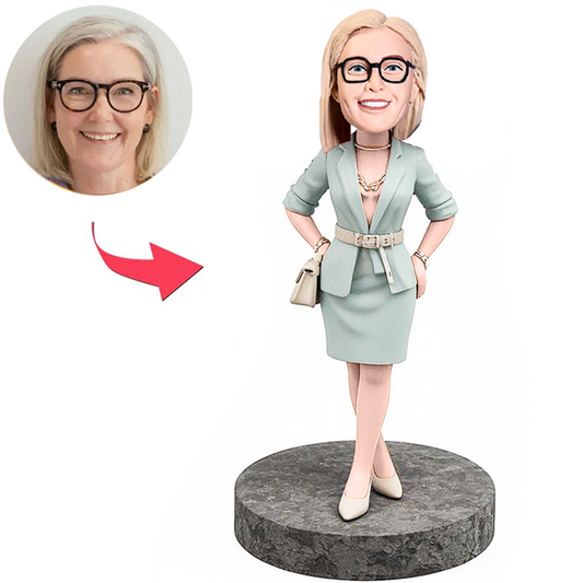 Fashion Clutch Bag Woman Custom Bobbleheads