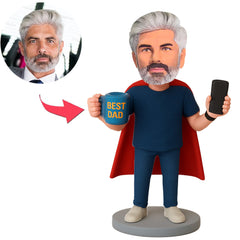 Best Dad Casual Man Custom Bobbleheads