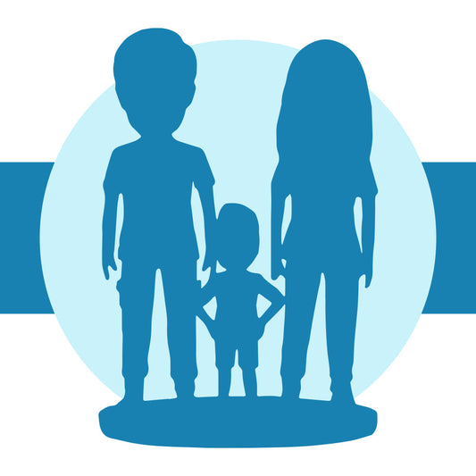 Fully Customizable 3 person Custom Bobbleheads