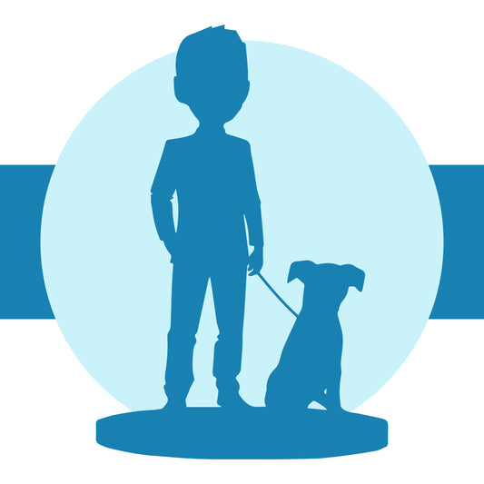 Fully Customizable 1 Person And Pet Custom Bobblehead
