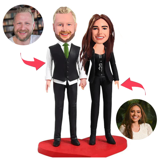Dress Formally Couple Custom Bobblehead