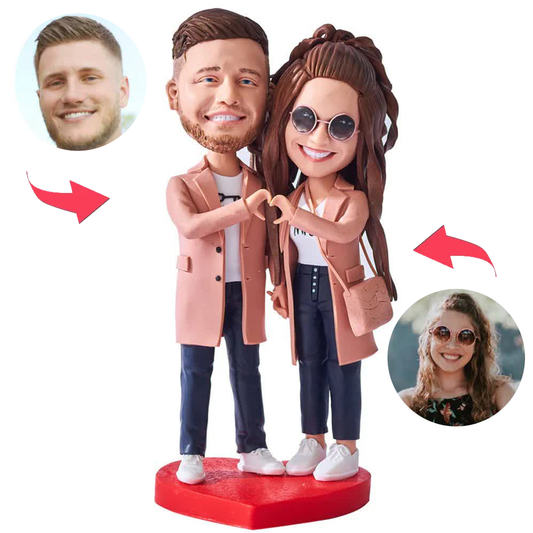 Happy Couple Clothes Custom Bobbleheads