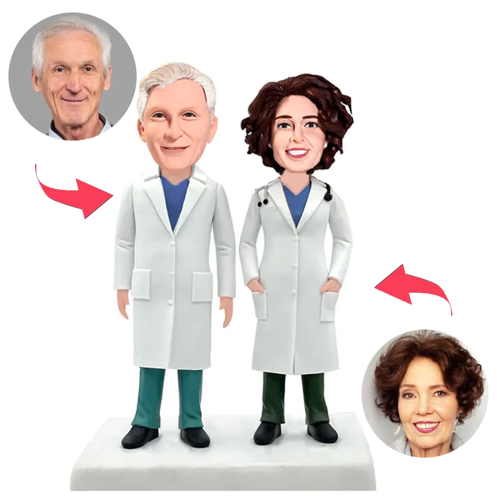 Couple Doctor Custom Bobblehead