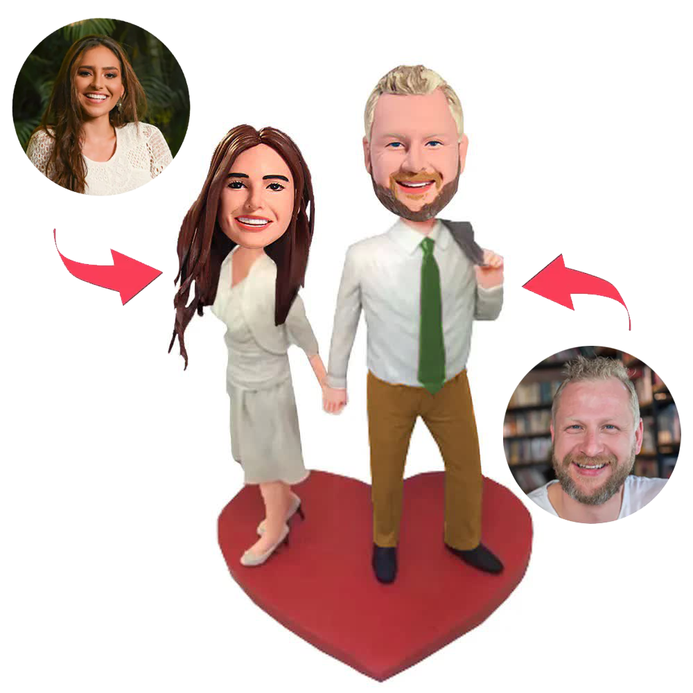 Business Happy Couple Custom Bobblehead