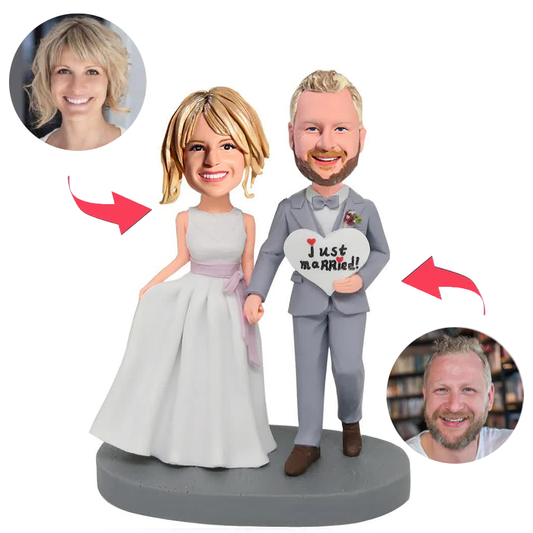 Wedding Married Couple Custom Bobbleheads