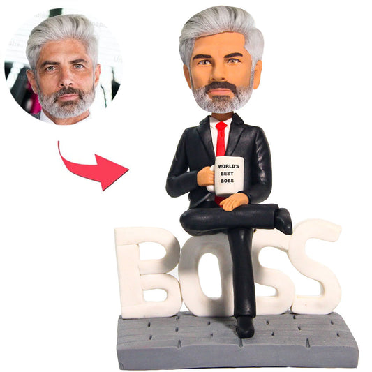 World's Best Boss Businessman Custom Bobbleheads