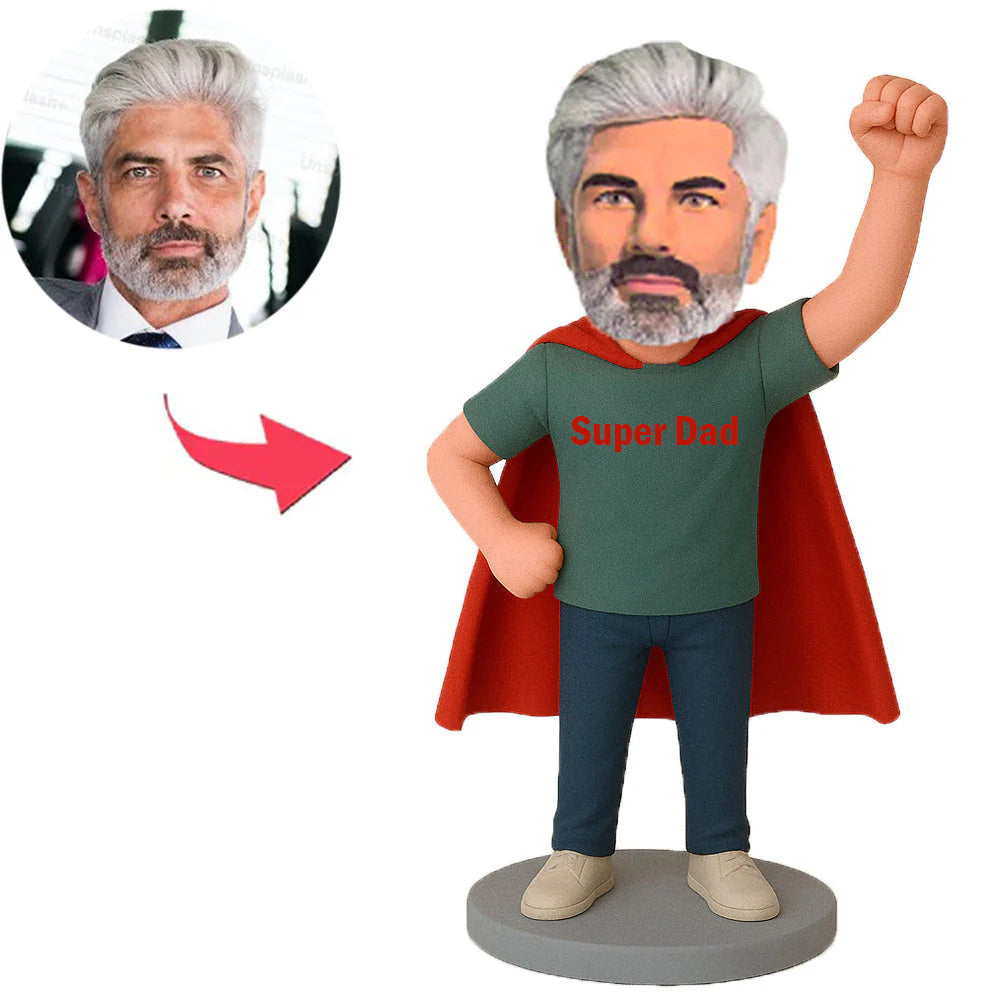 Man Raising Fist Custom Bobbleheads