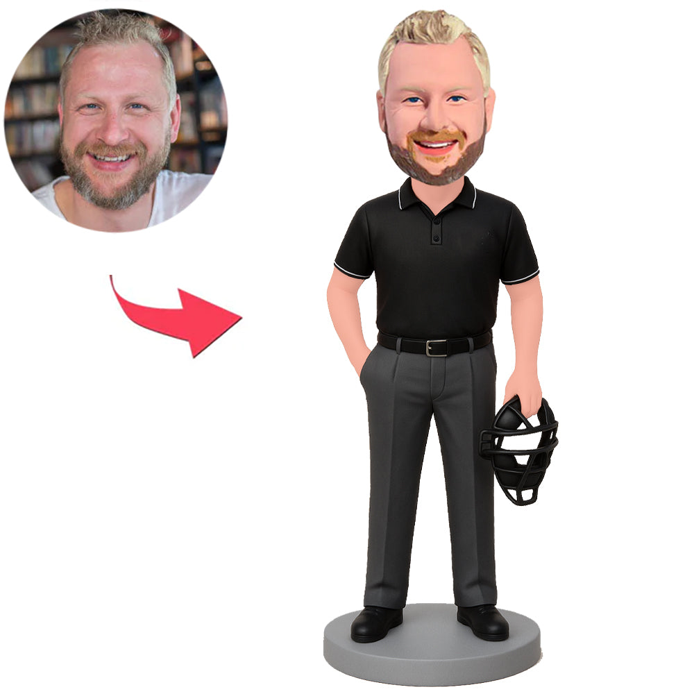 Baseball Umpire Custom Bobbleheads