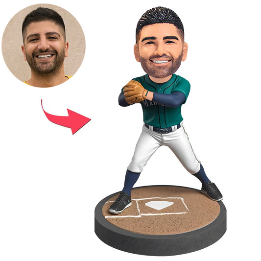 Seattle Mariners Baseball Fans Custom Bobbleheads