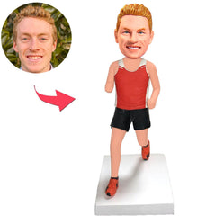 Running Man Athlete Custom Bobbleheads