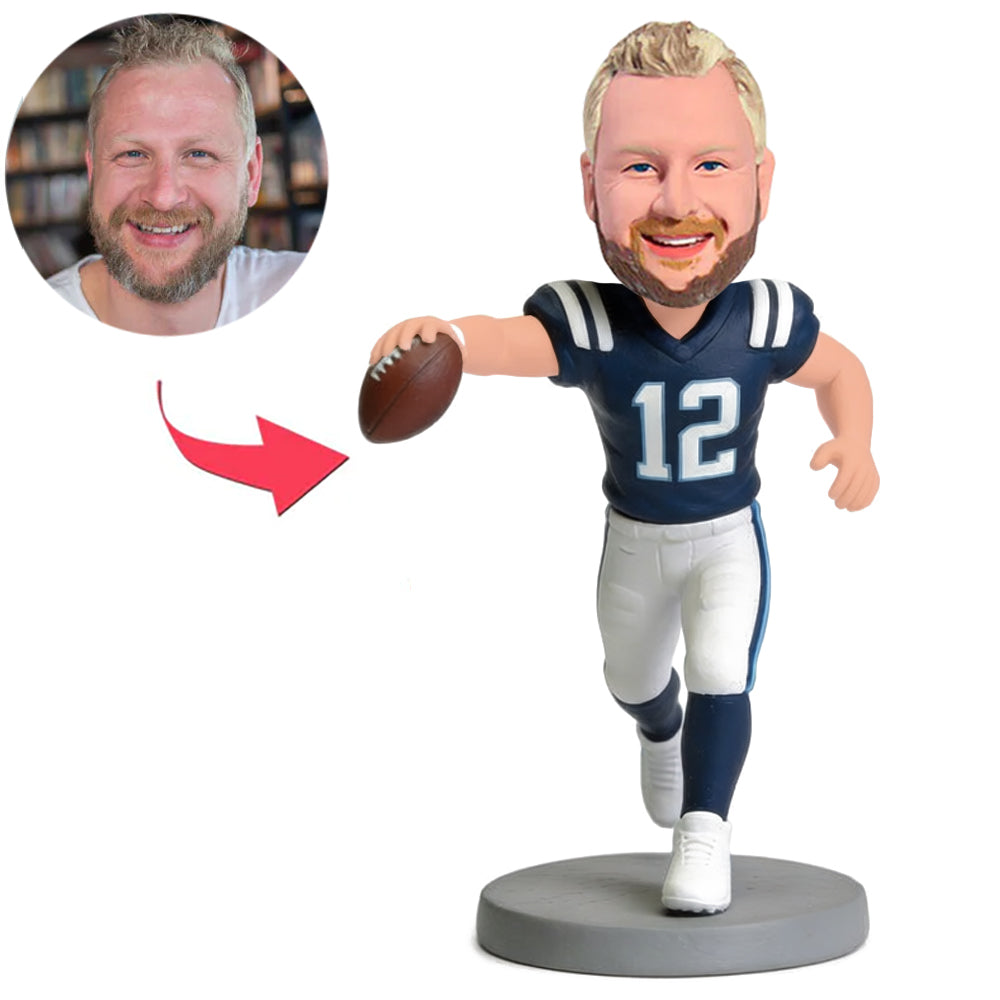 Seattle Seahawks No. 12 Football Player Custom Bobbleheads