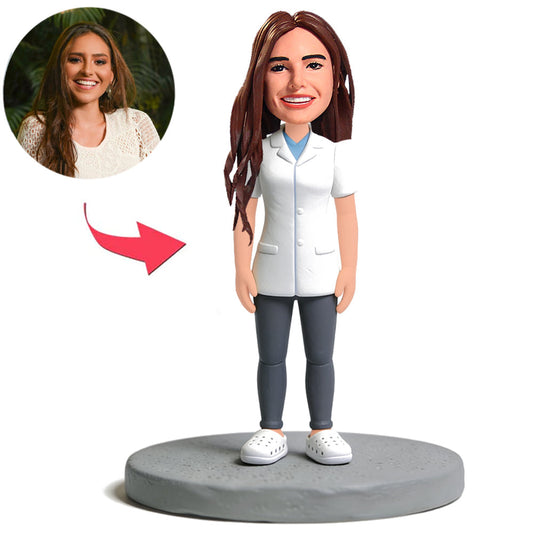 Chiropractor Doctor Stood Relaxed Custom Bobbleheads