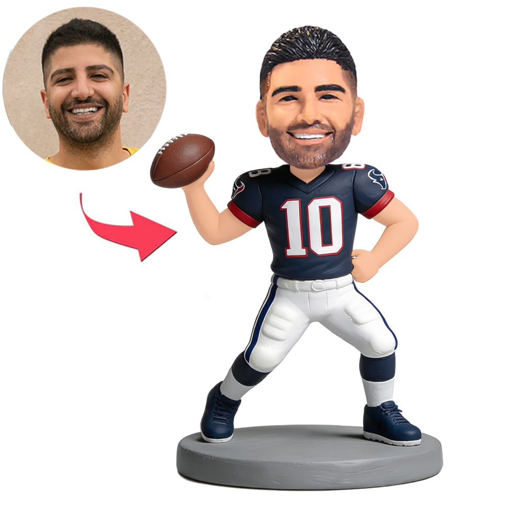 Houston Texans Male Football Player Custom Bobbleheads
