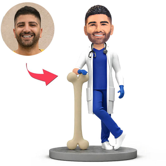 Male Orthopedic Doctor Custom Bobbleheads