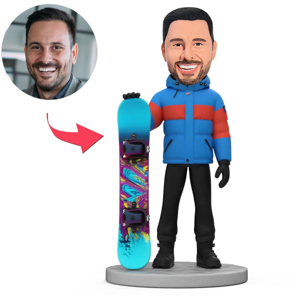 Snowboarding Enthusiasts Custom Bobbleheads