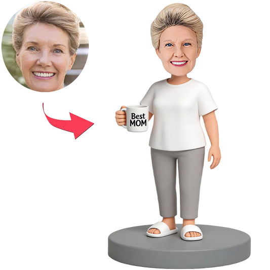Best Mom Homebody Mom Custom Bobbleheads