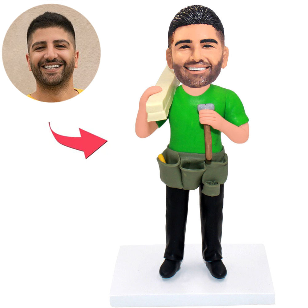 Construction Worker Custom Bobbleheads
