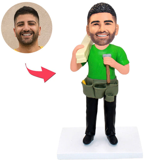 Construction Worker Custom Bobbleheads
