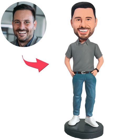 Casual Rich Boss Custom Bobbleheads