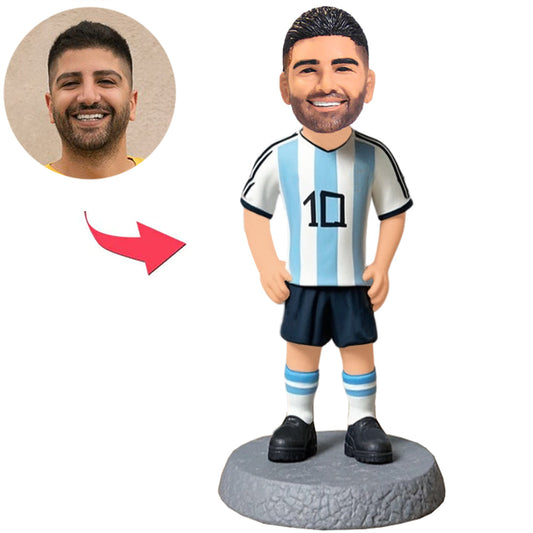 Messi Soccer Player Number 10 Fan Custom Bobbleheads
