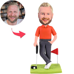 Custom Bobbleheads Golf Course Man
