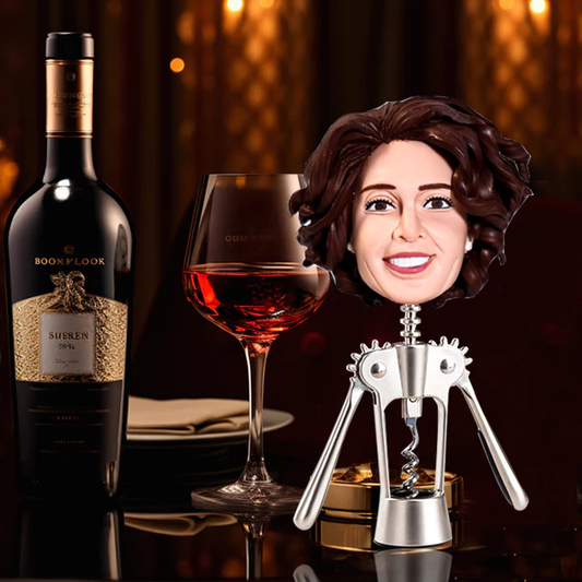 Custom Bobbleheads Wine Bottle Opener Face Funny Gifts
