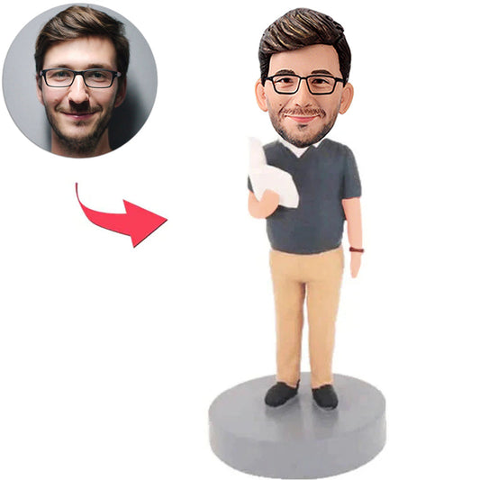 Male Teacher Custom Bobbleheads