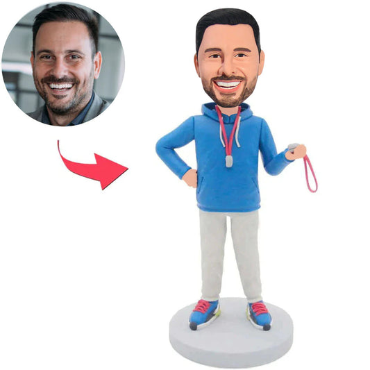Cool Athlete Coach Custom Bobbleheads