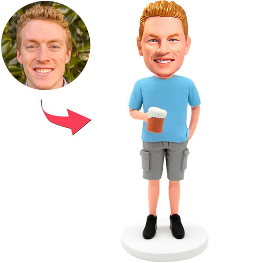 Man with Beer Mug Custom Bobbleheads