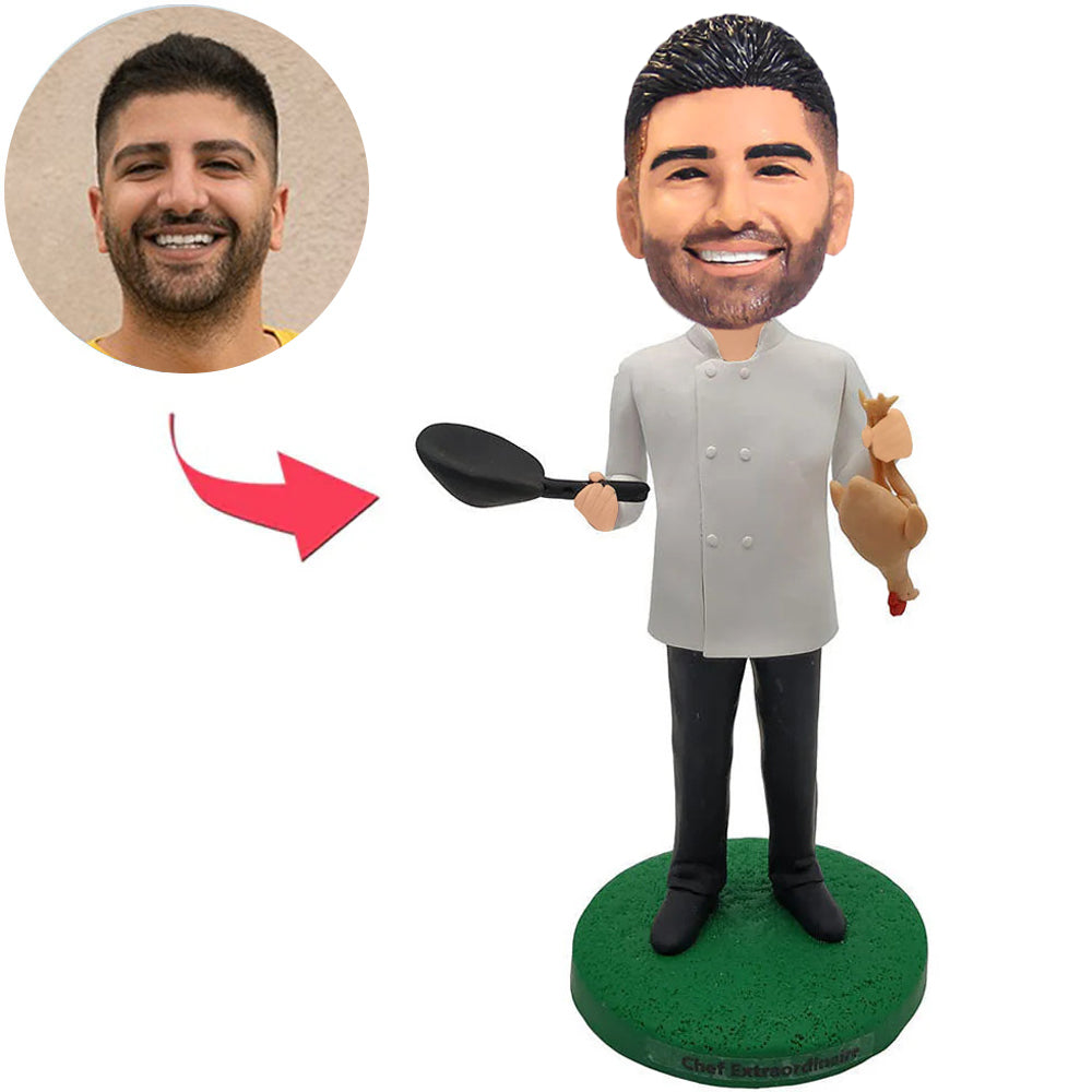 Custom Bobbleheads Chef Cooking