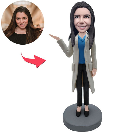 Custom Bobbleheads Female Doctor