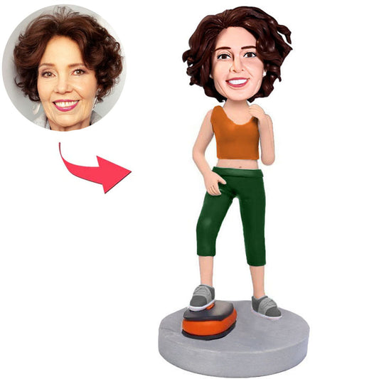 Fitness Woman Custom Bobbleheads